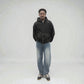 By Attention Paint Wash Black Zip-Up | ODD EVEN