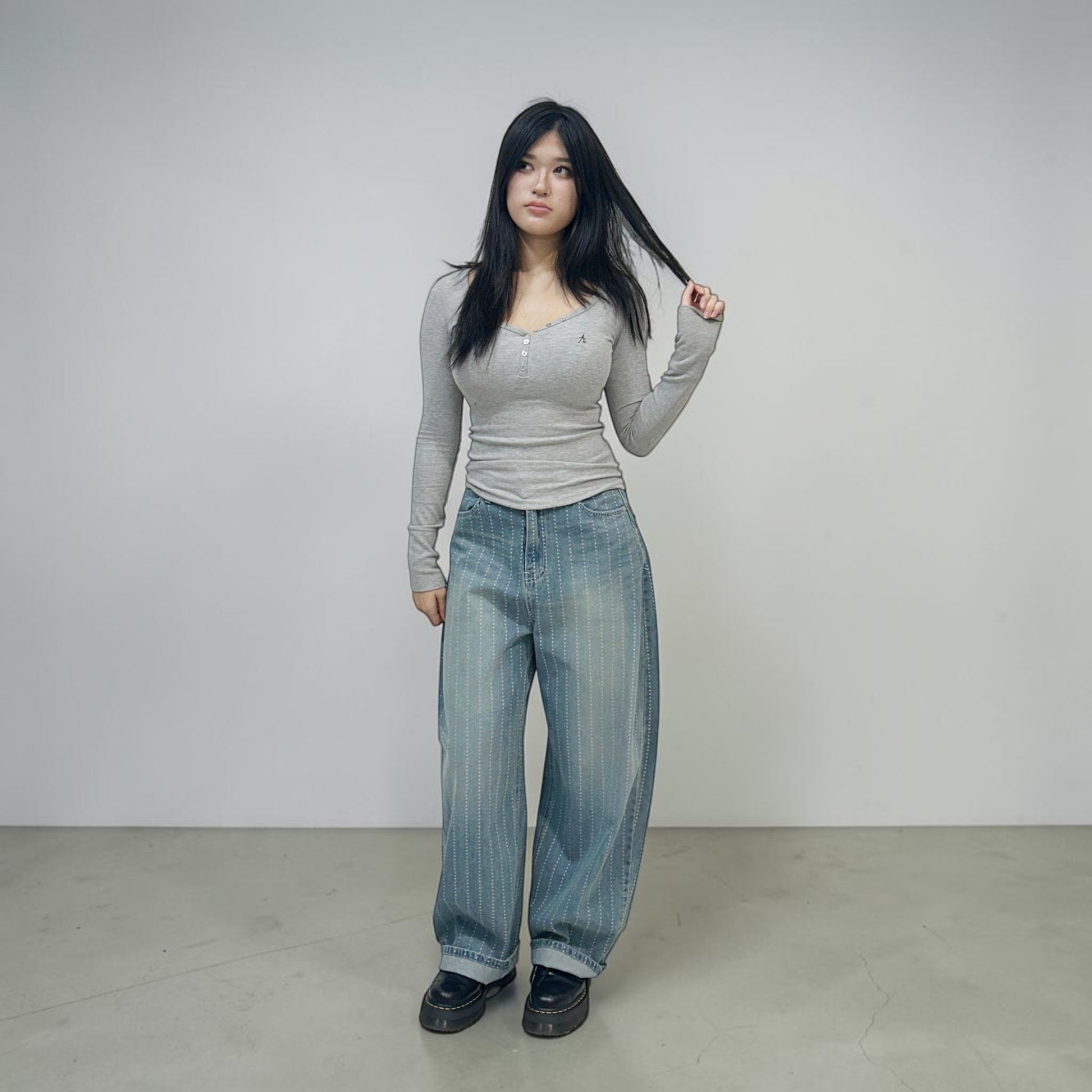 Develop Korea All Star Jeans Blue | ODD EVEN