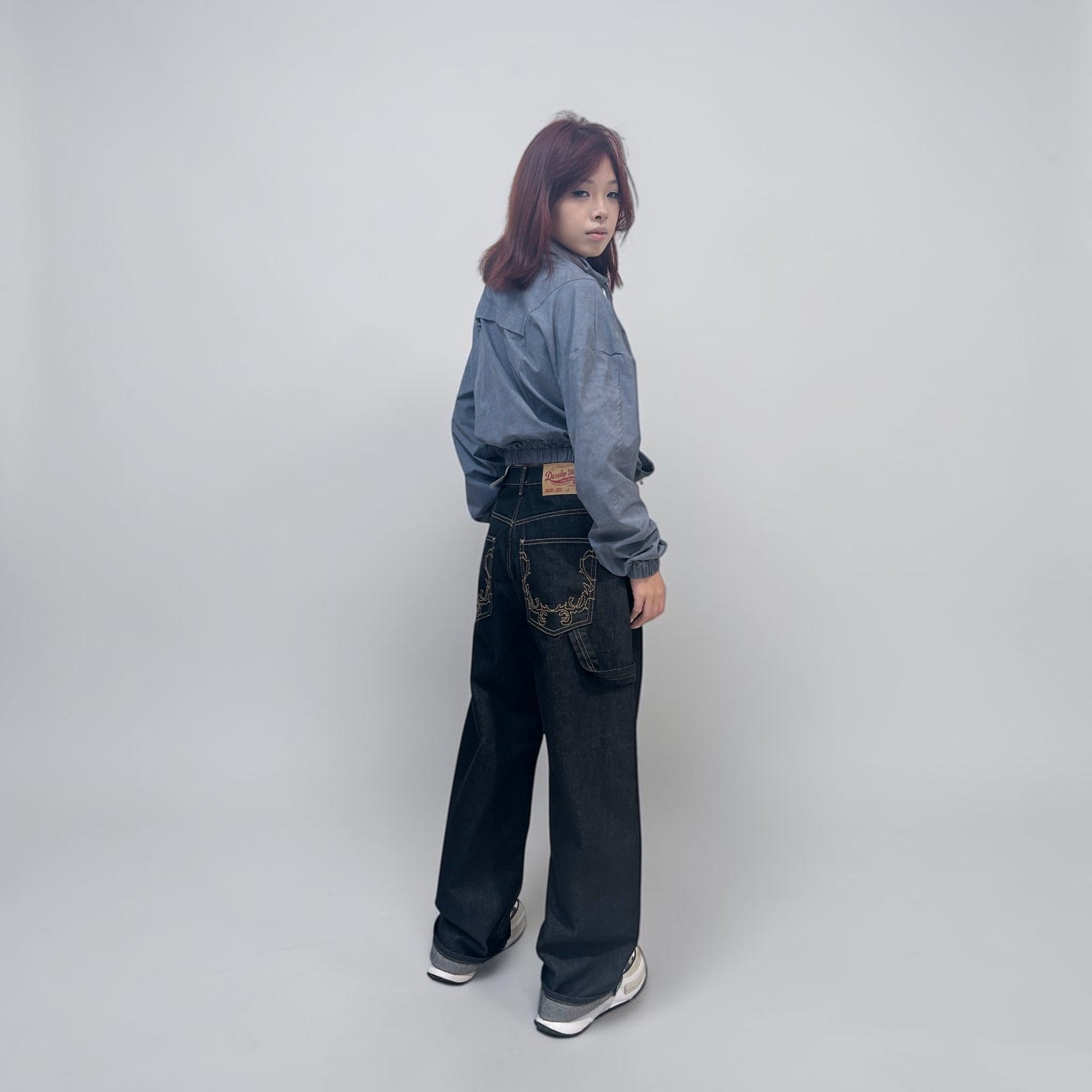 Develop Korea Golden Jeans Black | ODD Even