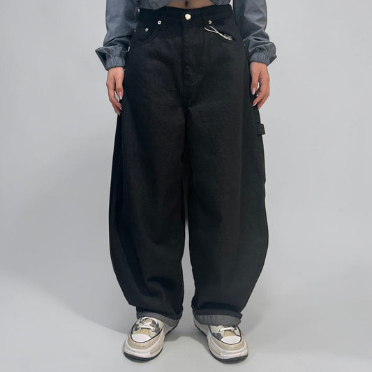 Develop Korea Gothic Cross Jeans Black | ODD EVEN
