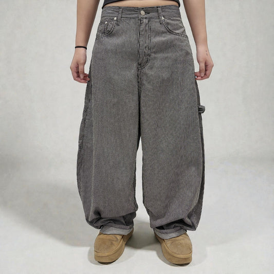 Develop Korea Sk8er Boi Jeans Black/White | ODD EVEN