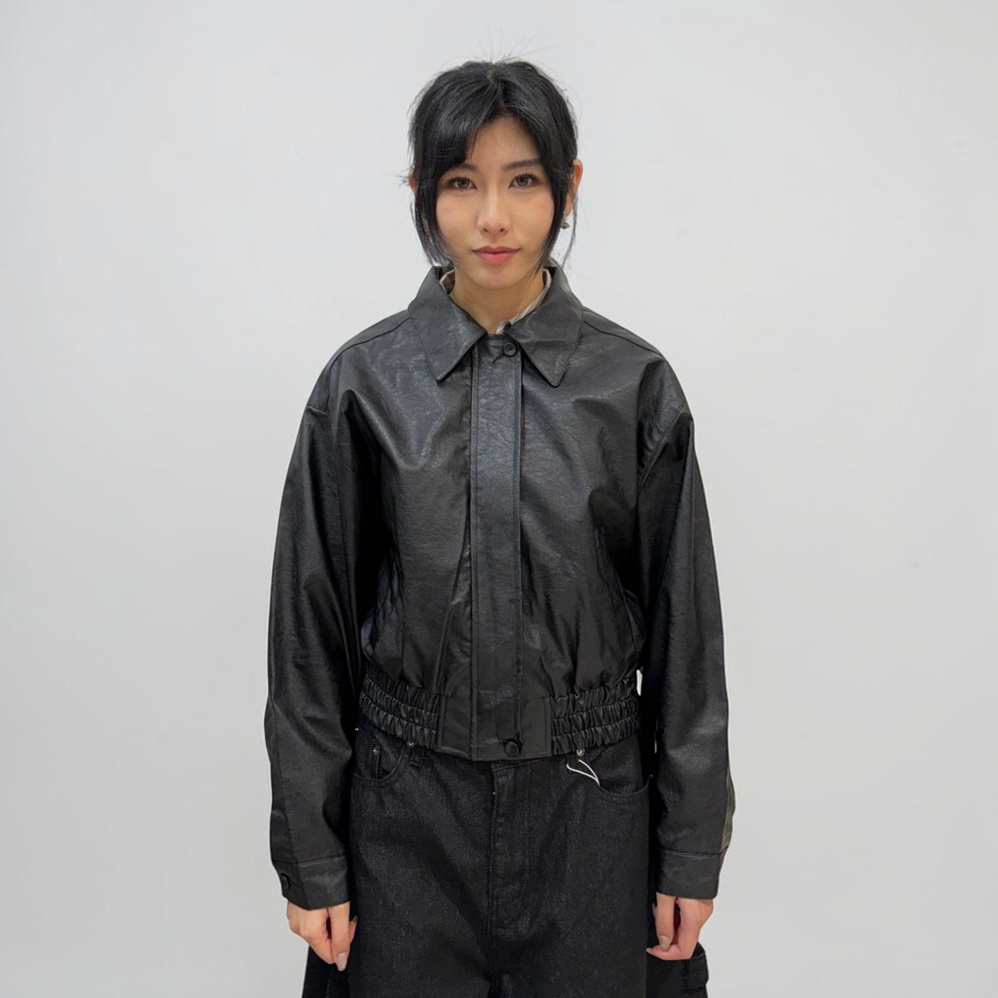 Askhaki Seoul Lola Vegan Leather Jacket
