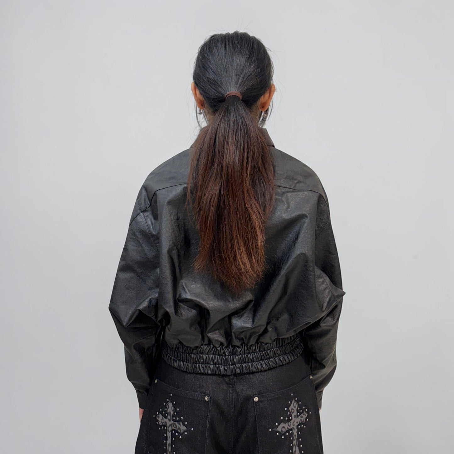 Askhaki Seoul Lola Vegan Leather Jacket