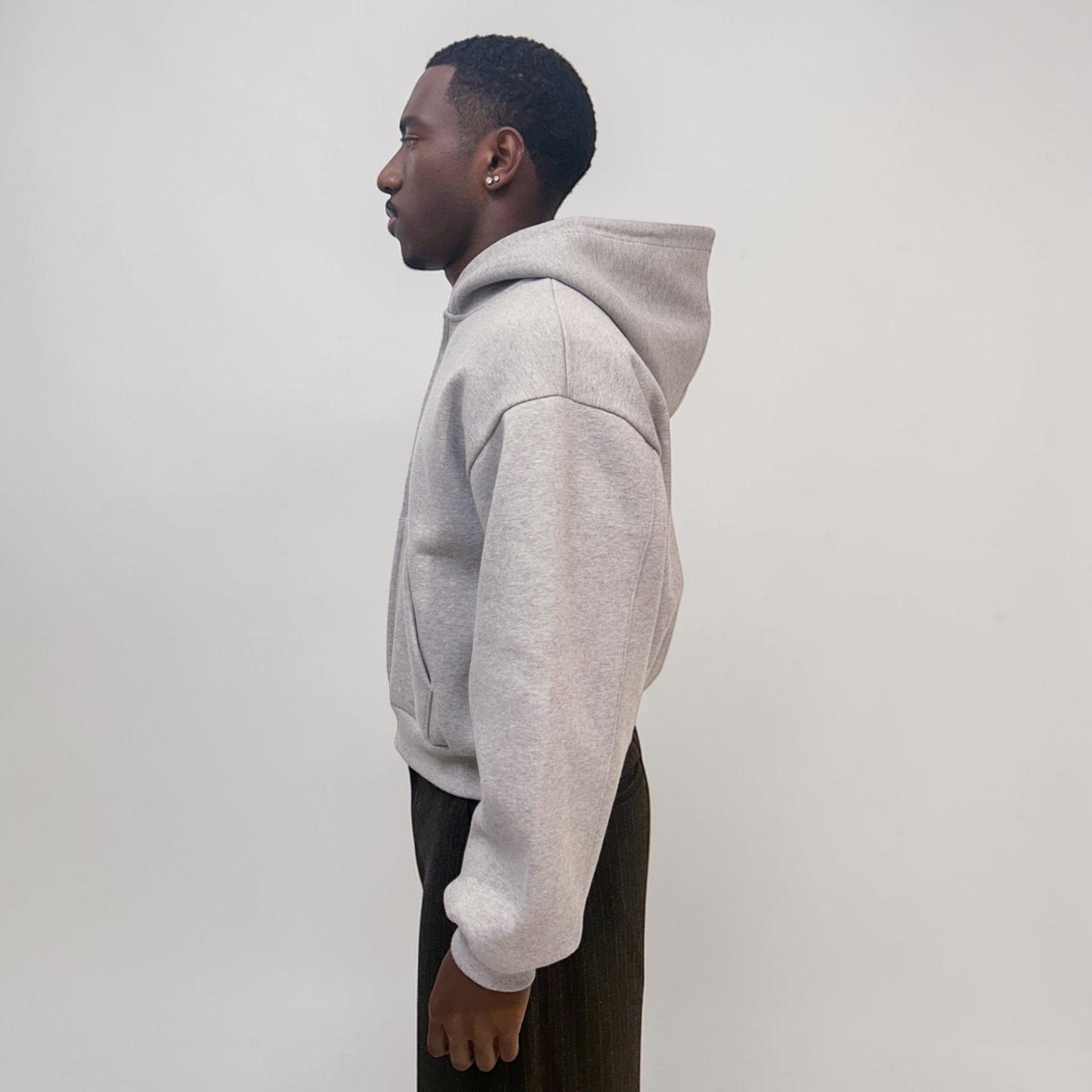 Invis-Able Hamptons Zip Hoodie Dark Grey | ODD EVEN