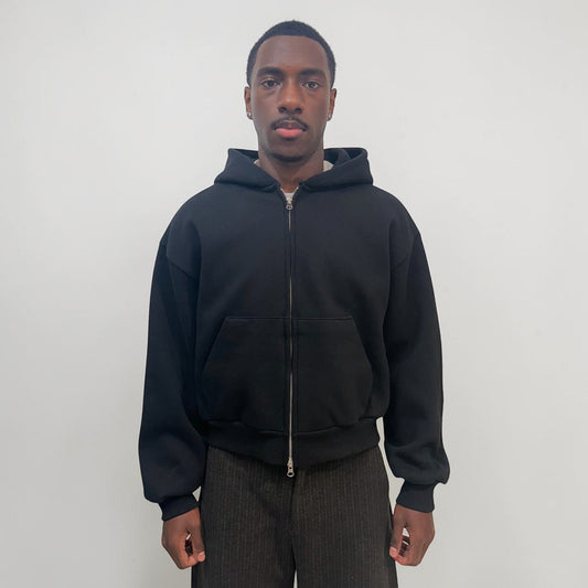 Invis-Able Hamptons Zip Hoodie Black | ODD EVEN