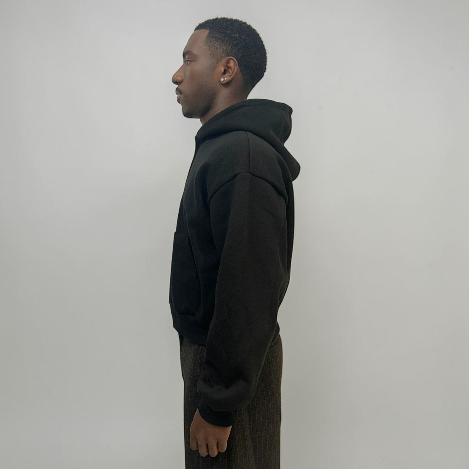Invis-Able Hamptons Zip Hoodie Black | ODD EVEN
