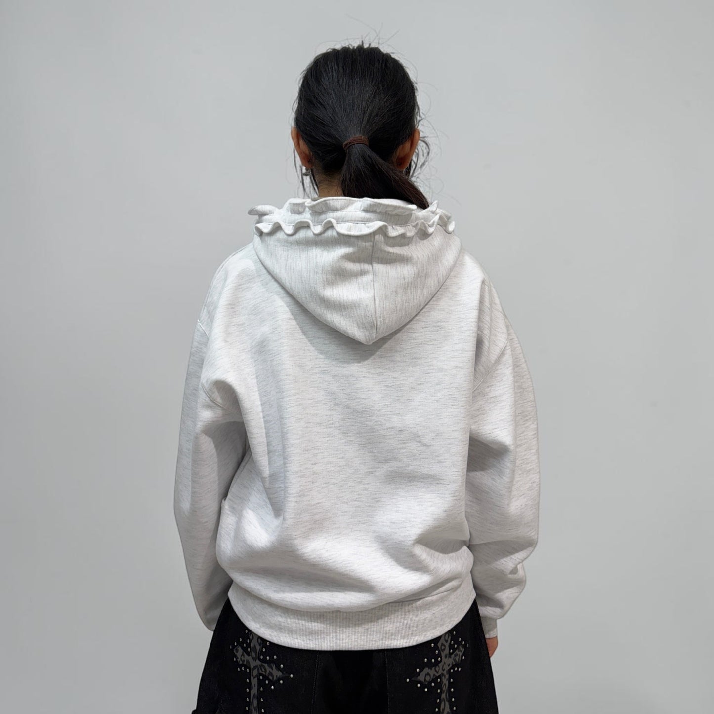 Askhaki Seoul Minnie Zip Hoodie White