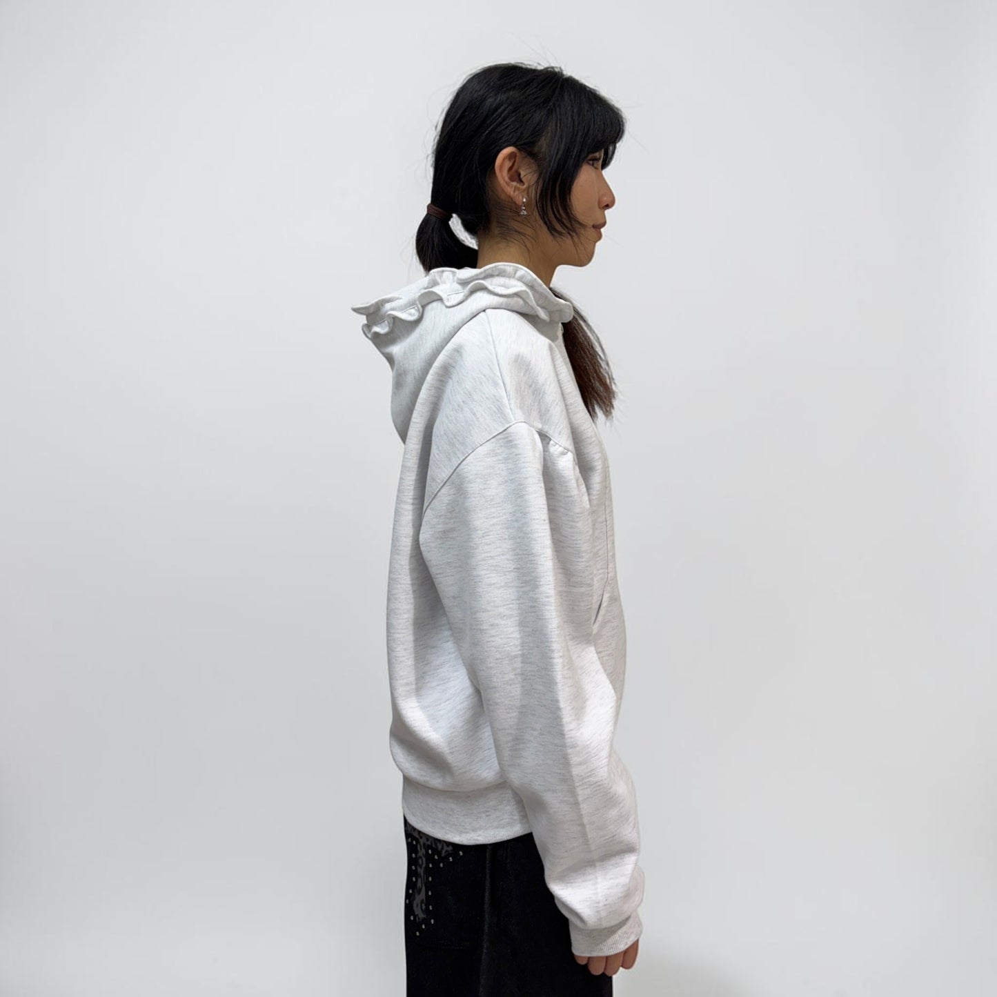Askhaki Seoul Minnie Zip Hoodie White