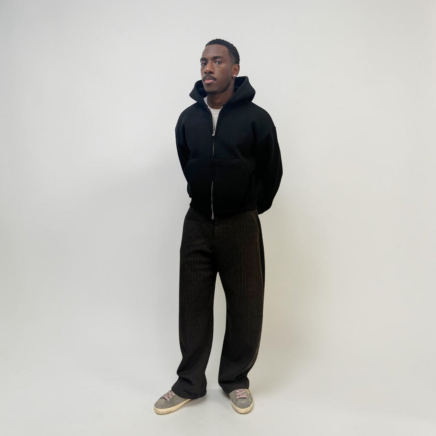 Invis-Able Hamptons Zip Hoodie Black | ODD EVEN