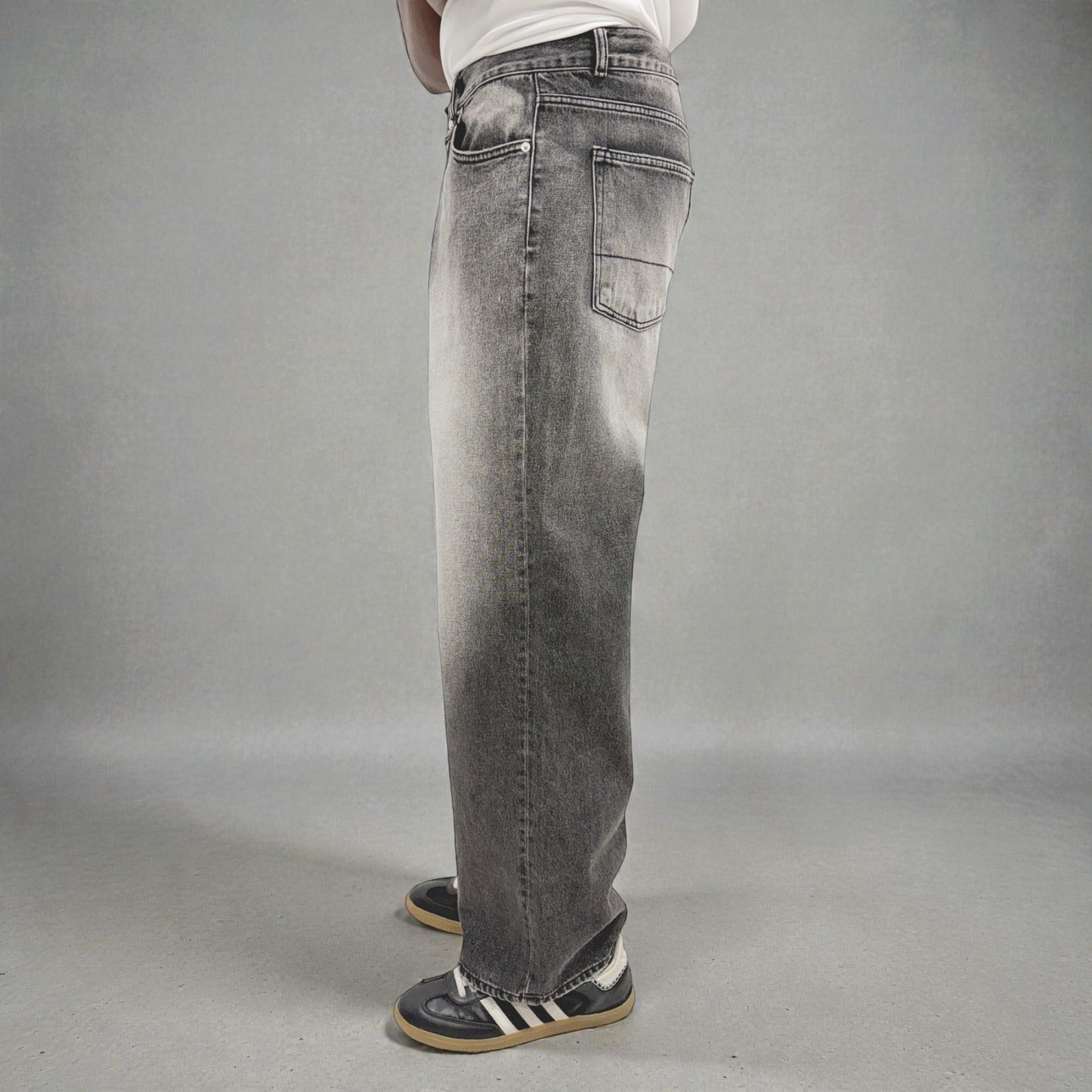 Avec Design Acid Drop Jeans Black | ODD EVEN