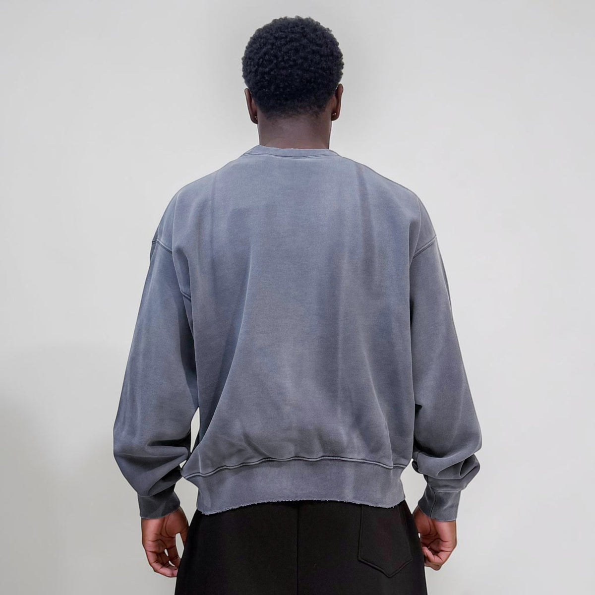 RAR Sunfade Effect VTG Sweatshirt Faded Navy