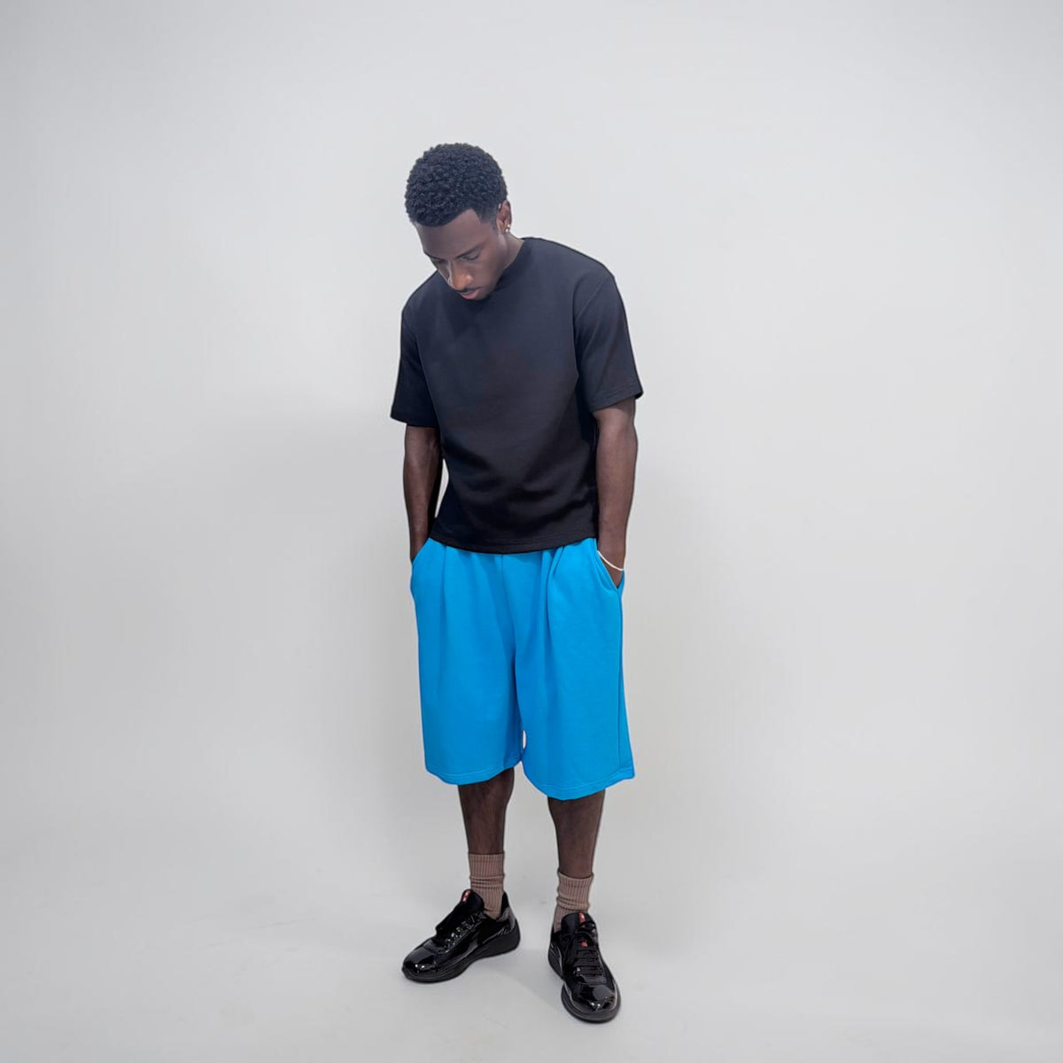 By Attention Athletic Sweat Shorts Hyper Blue