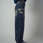 Develop Korea Hearts Collide Jeans Navy | ODD EVEN