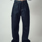 Develop Korea Golden Crown Jeans Black | ODD Even