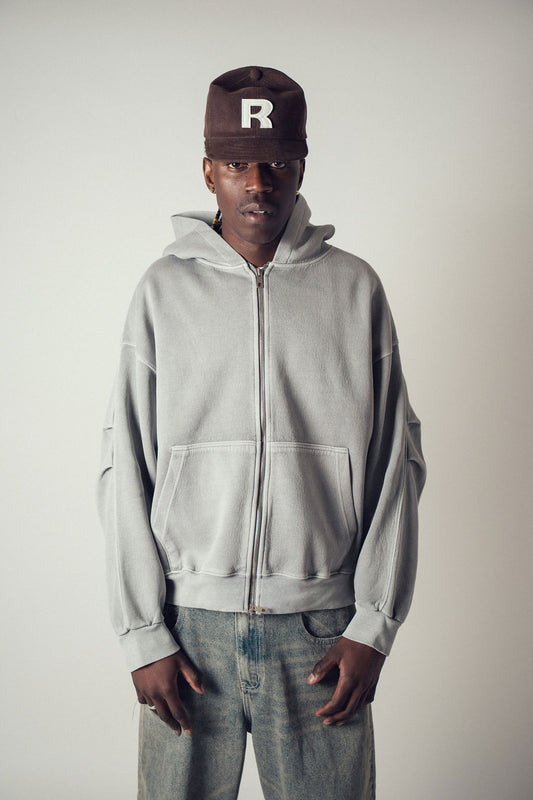 Invis-Able Athletic Zip Hoodie Smoke