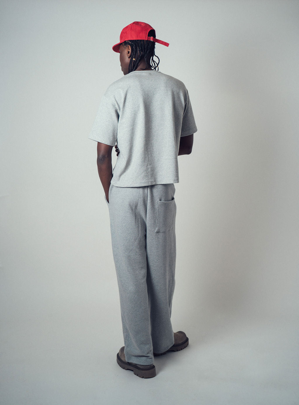 Lur Baggy Track Pants Dark Grey | ODD EVEN