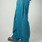 Howell Pleat Balloon Jeans Bluee | ODD EVEN