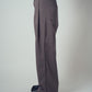 Margaret 2-Tuck Pants Brown | ODD EVEN