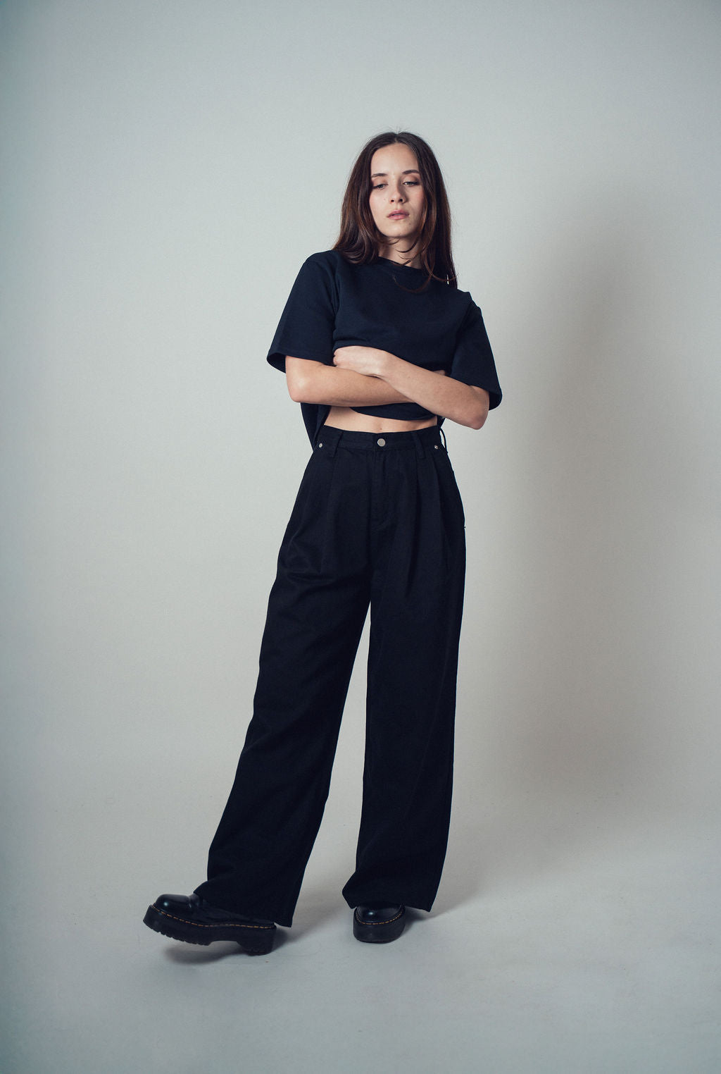 Develop Korea Rain Drop Jeans Black | ODD EVEN