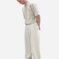 Lur Baggy Track Pants Light Grey | ODD EVEN