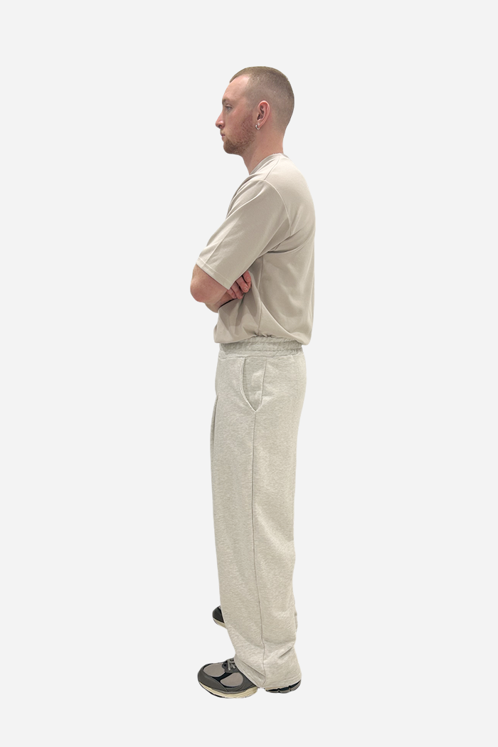 Lur Baggy Track Pants Light Grey | ODD EVEN