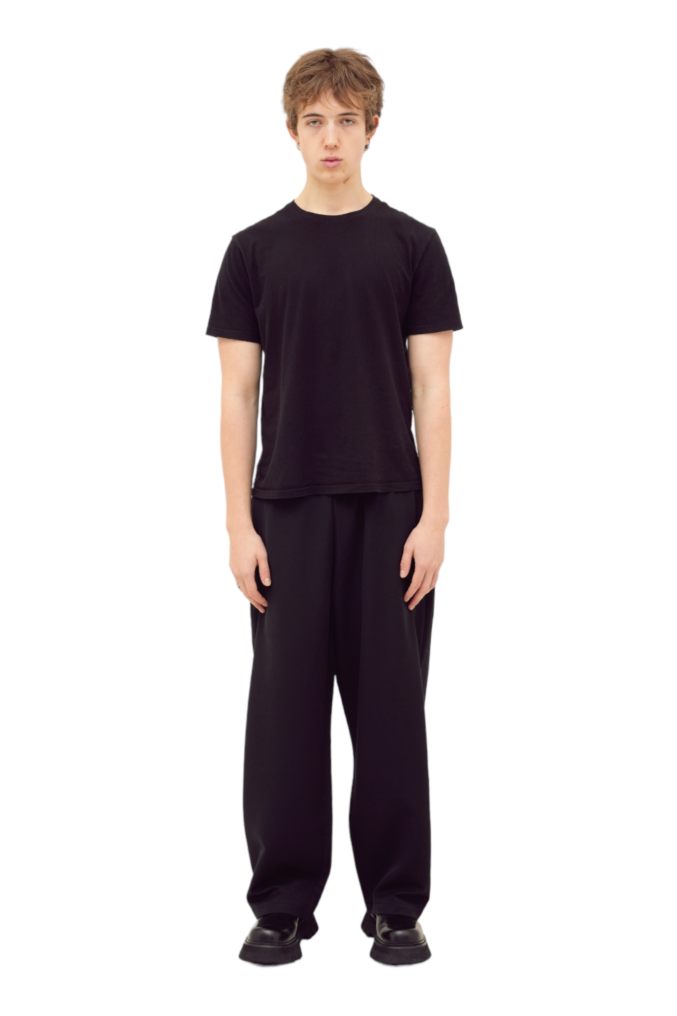 Eden 1-Tuck Pants Black