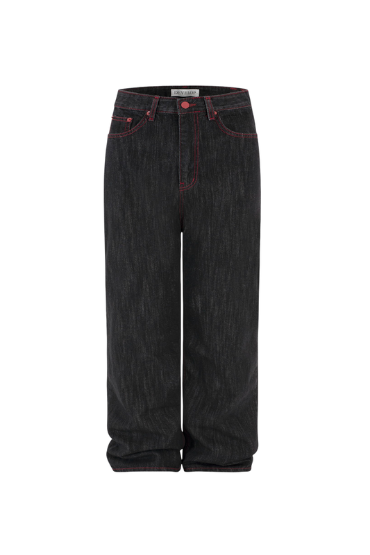 Develop Korea Bleeding Love Jeans Black | ODD EVEN