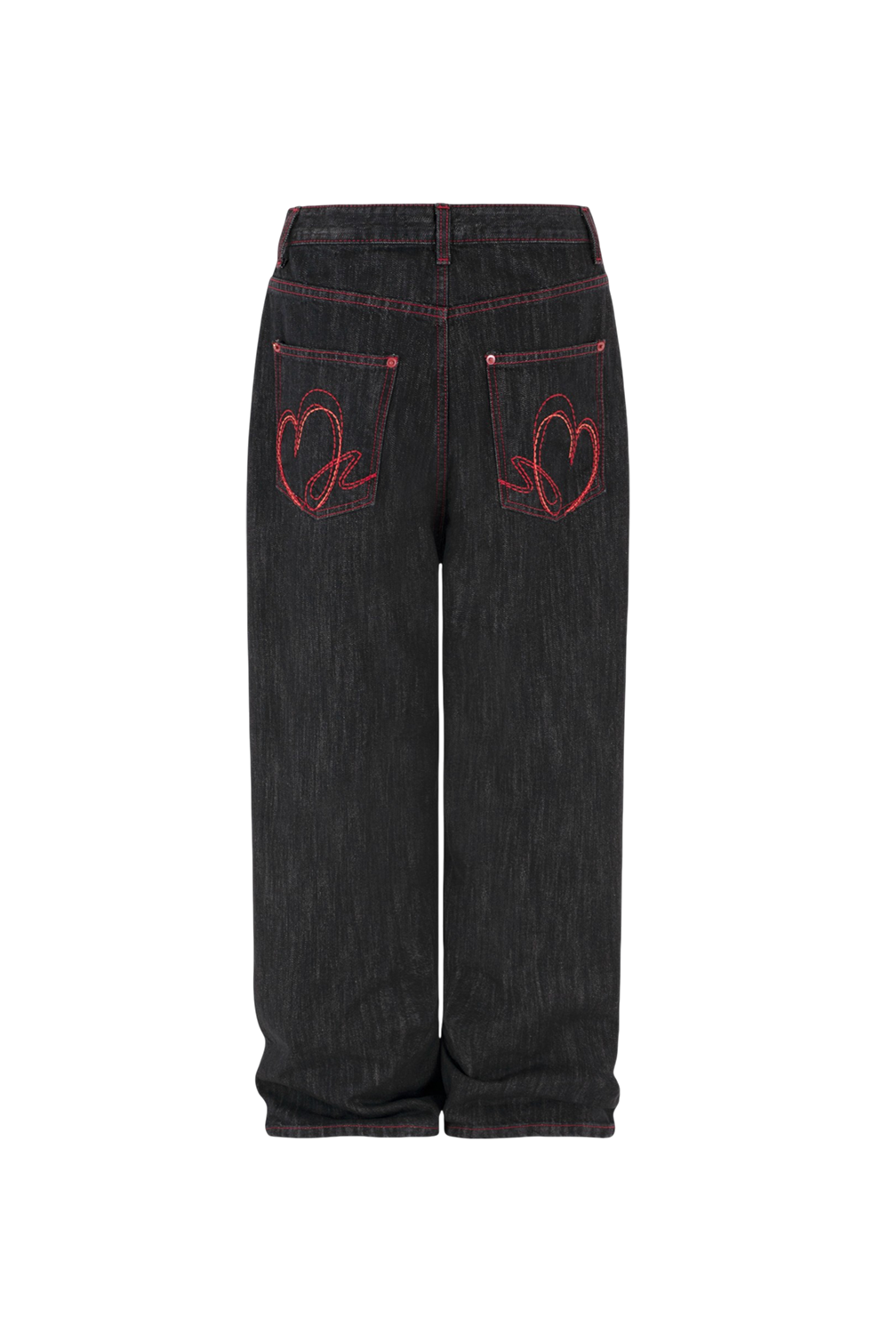 Develop Korea Bleeding Love Jeans Black | ODD EVEN