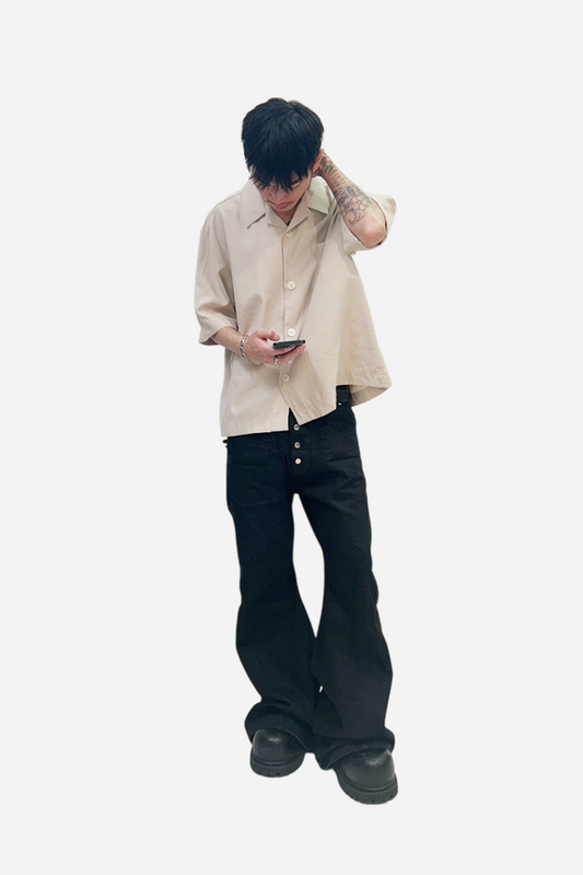 Malenkii Bloom Vacation S/S Shirt Beige | ODD EVEN