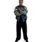 By Attention Burn Racing Jacket Black | ODD EVEN