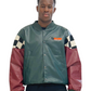 By Attention Burn Racing Jacket Forest Green | ODD EVEN