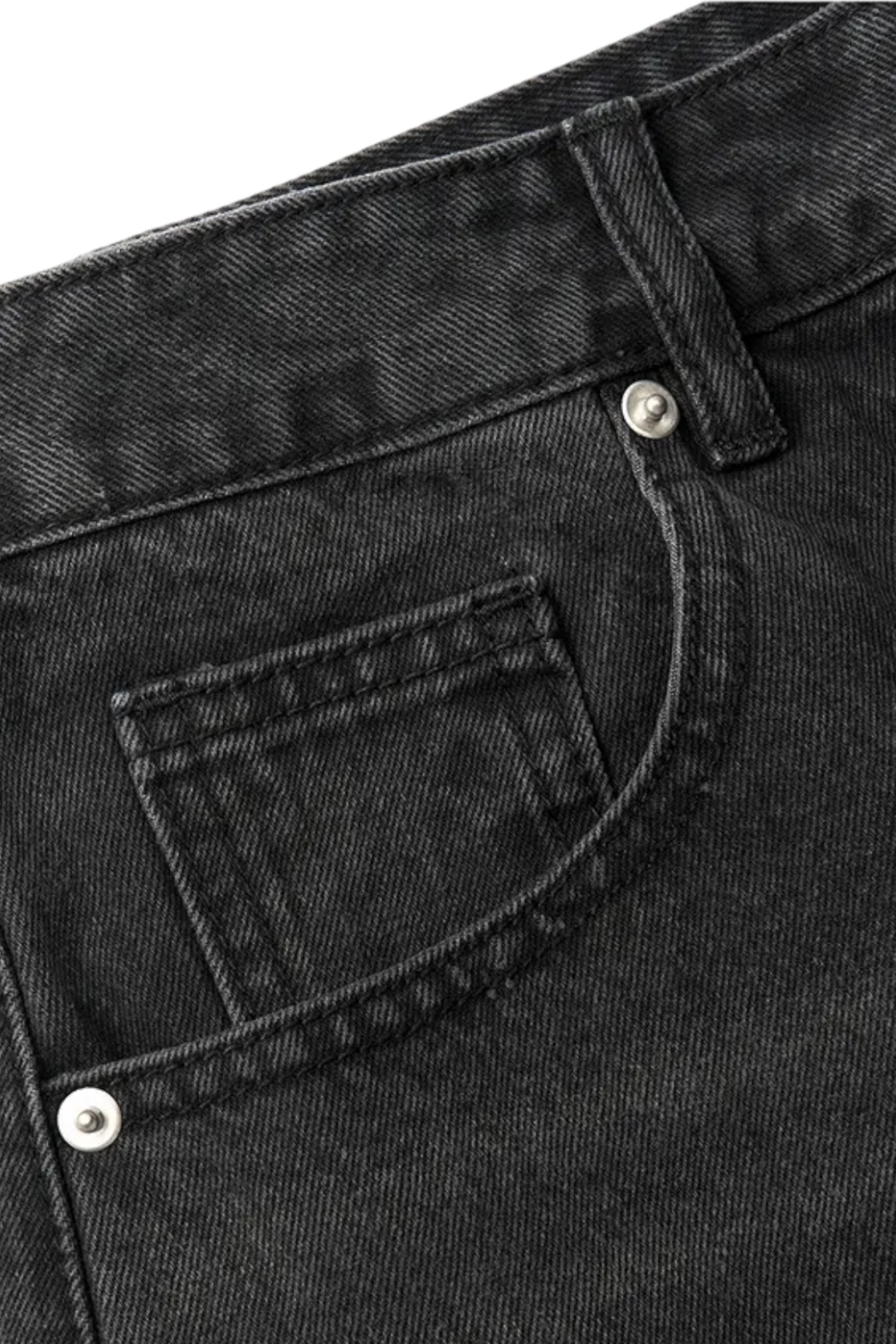 Toffee Cactus Jorts Black | ODD EVEN