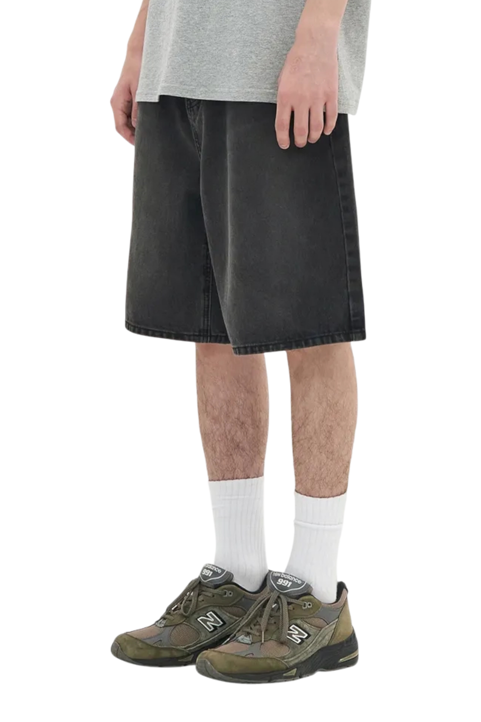 Toffee Cactus Jorts Black | ODD EVEN