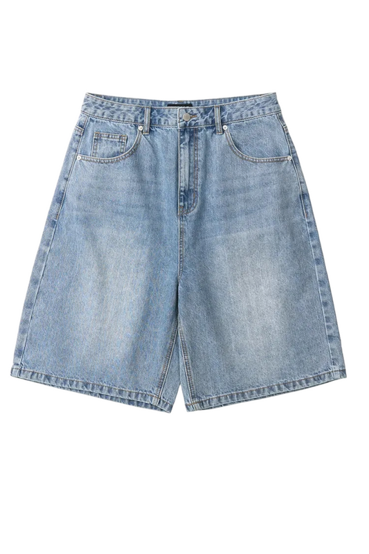 Toffee Cactus Jorts Light Blue | ODD EVEN