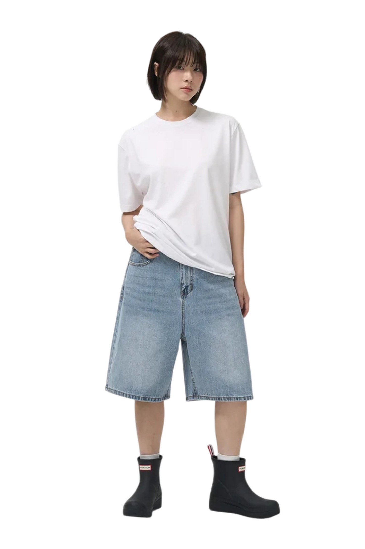 Toffee Cactus Jorts Light Blue | ODD EVEN