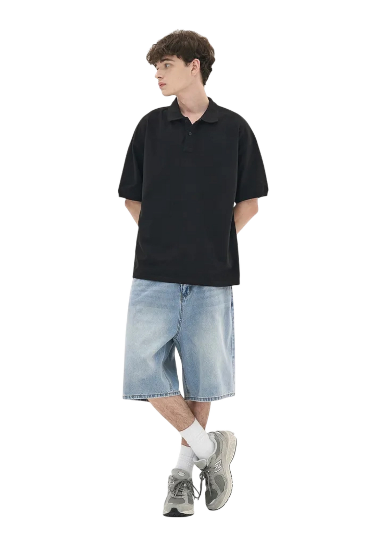 Toffee Cactus Jorts Light Blue | ODD EVEN