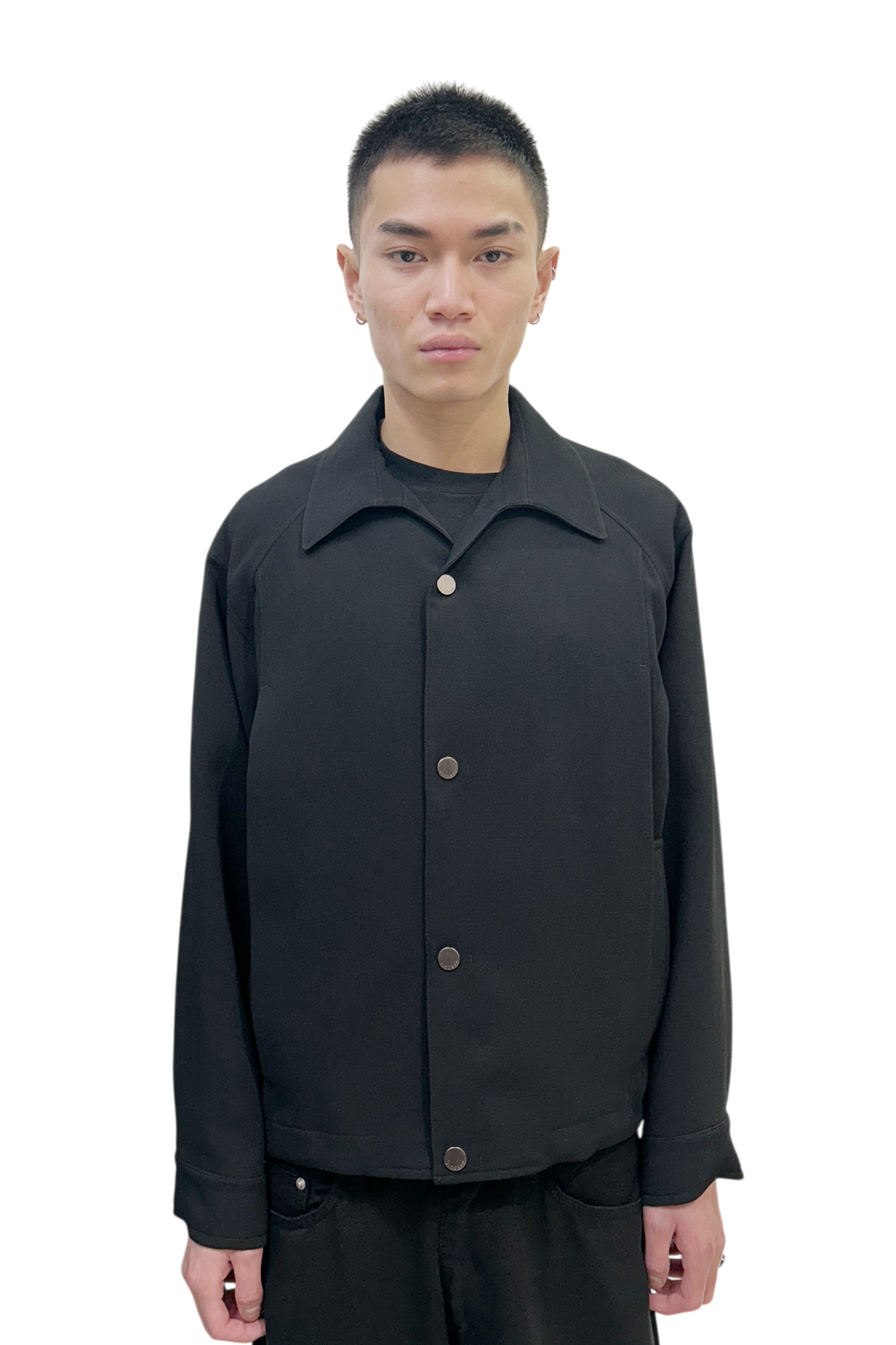 Ilcorso Classic Button Up Black | ODD EVEN