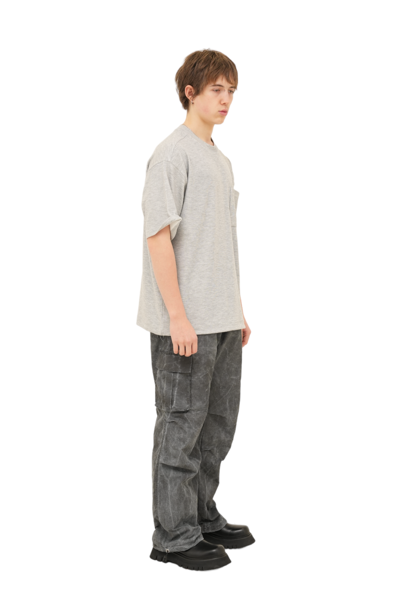 Game Washed Detail Cargo Pants Dark Washed