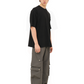 Game Snap Button Detail Cargo Pants Charcoal