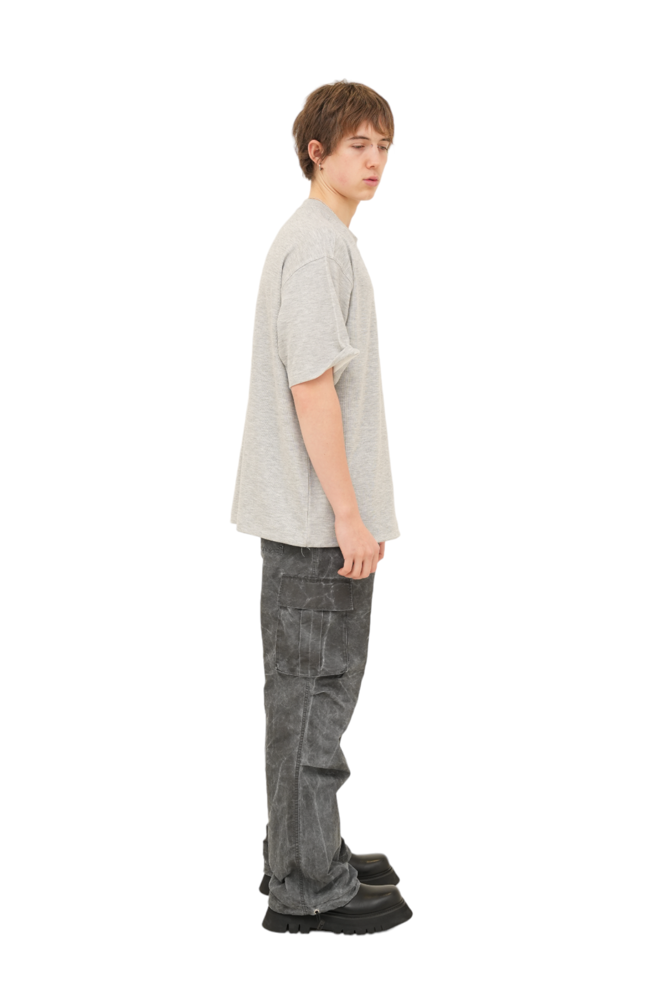 Game Washed Detail Cargo Pants Dark Washed