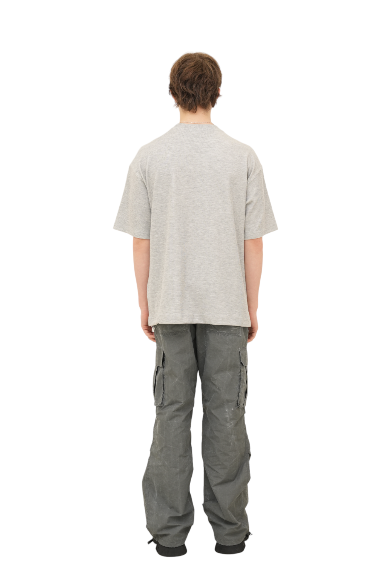 Game Washed Detail Cargo Pants Grey