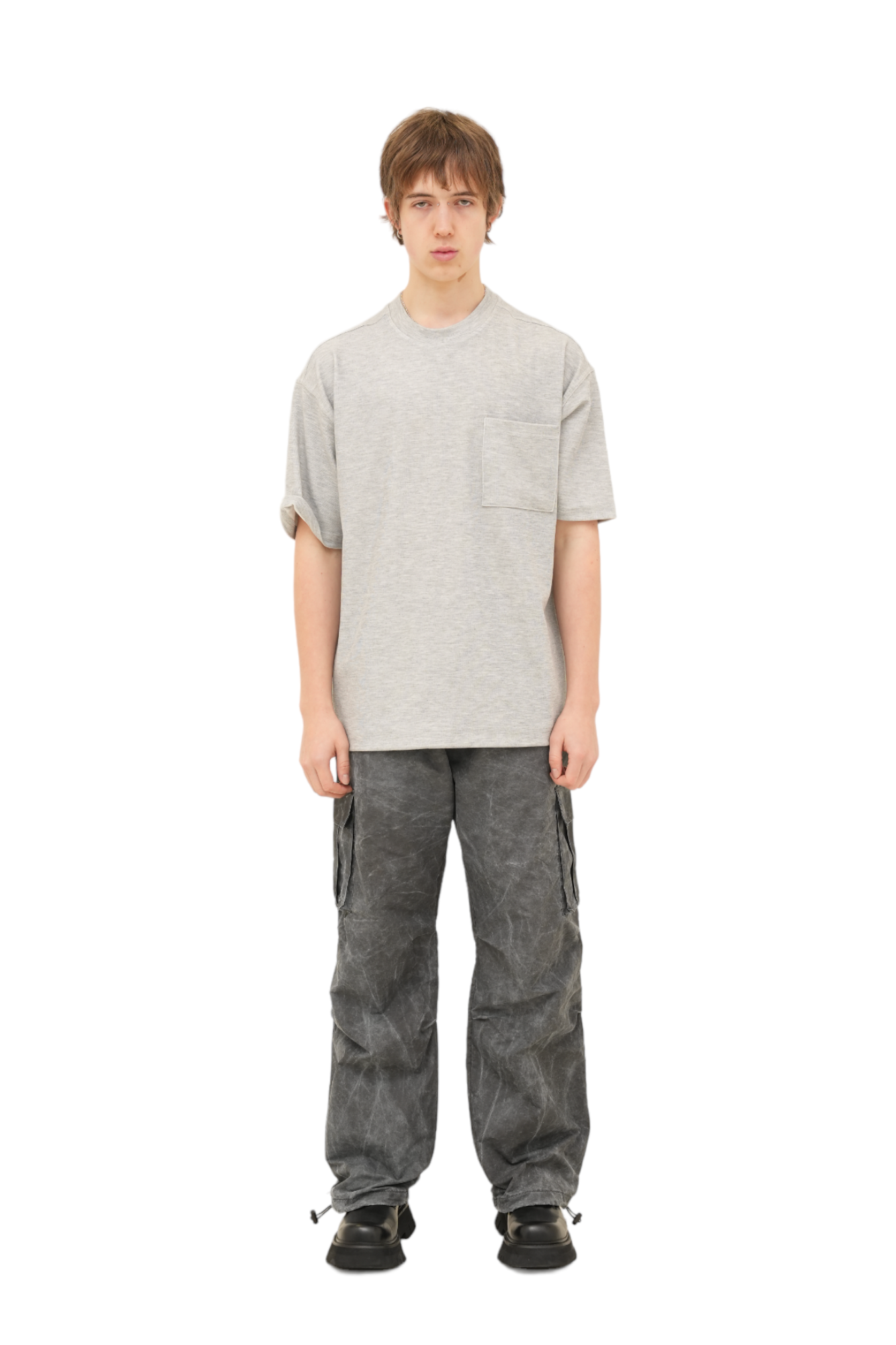 Game Washed Detail Cargo Pants Dark Washed