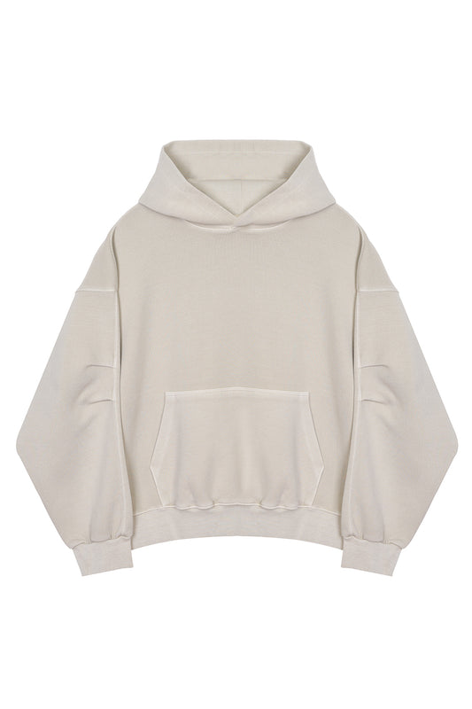 Invis-Able Athletic Box Hoodie VER2 Beige | ODD EVEN