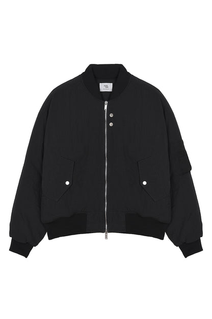 Invis-Able Midnight Bomber Jacket Black | ODD EVEN