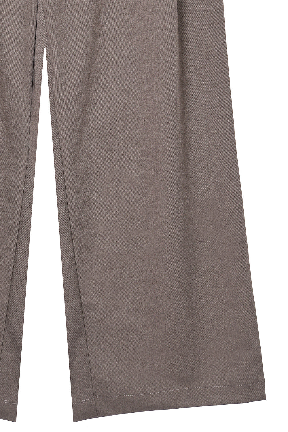 Margaret 2-Tuck Pants Brown | ODD EVEN