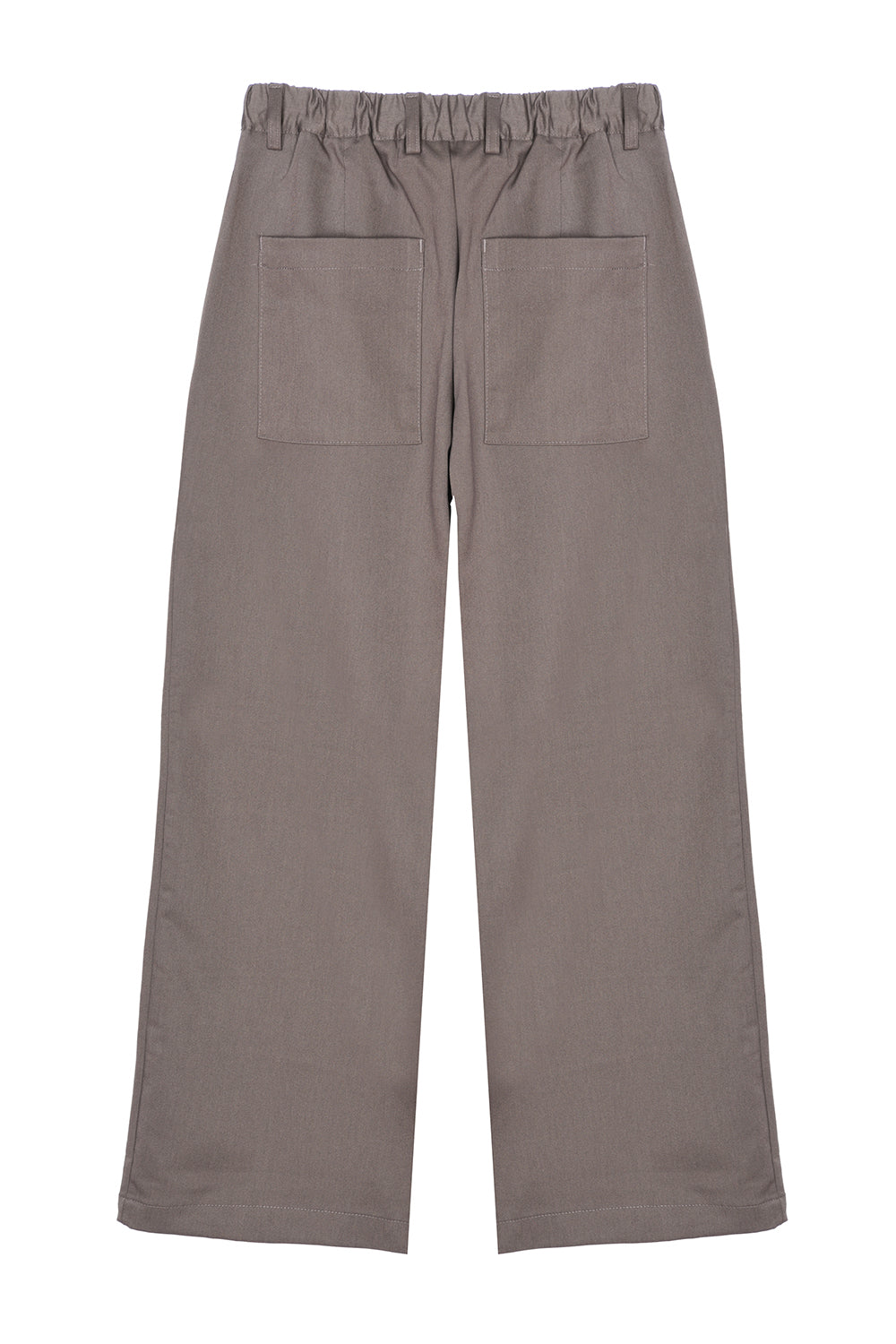 Margaret 2-Tuck Pants Brown | ODD EVEN