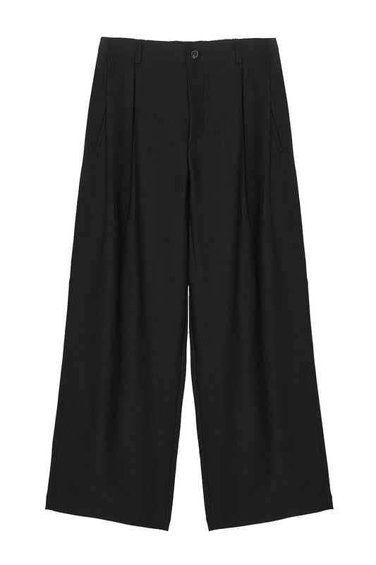 Margaret 2-Tuck Pants Black | ODD EVEN