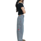 Develop Korea Sk8er Boi Jeans Blue/White