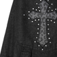 Develop Korea Gothic Cross Jeans Black | ODD EVEN