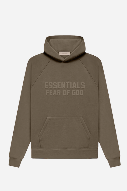 Fear Of God Essentials Hoodie Wood
